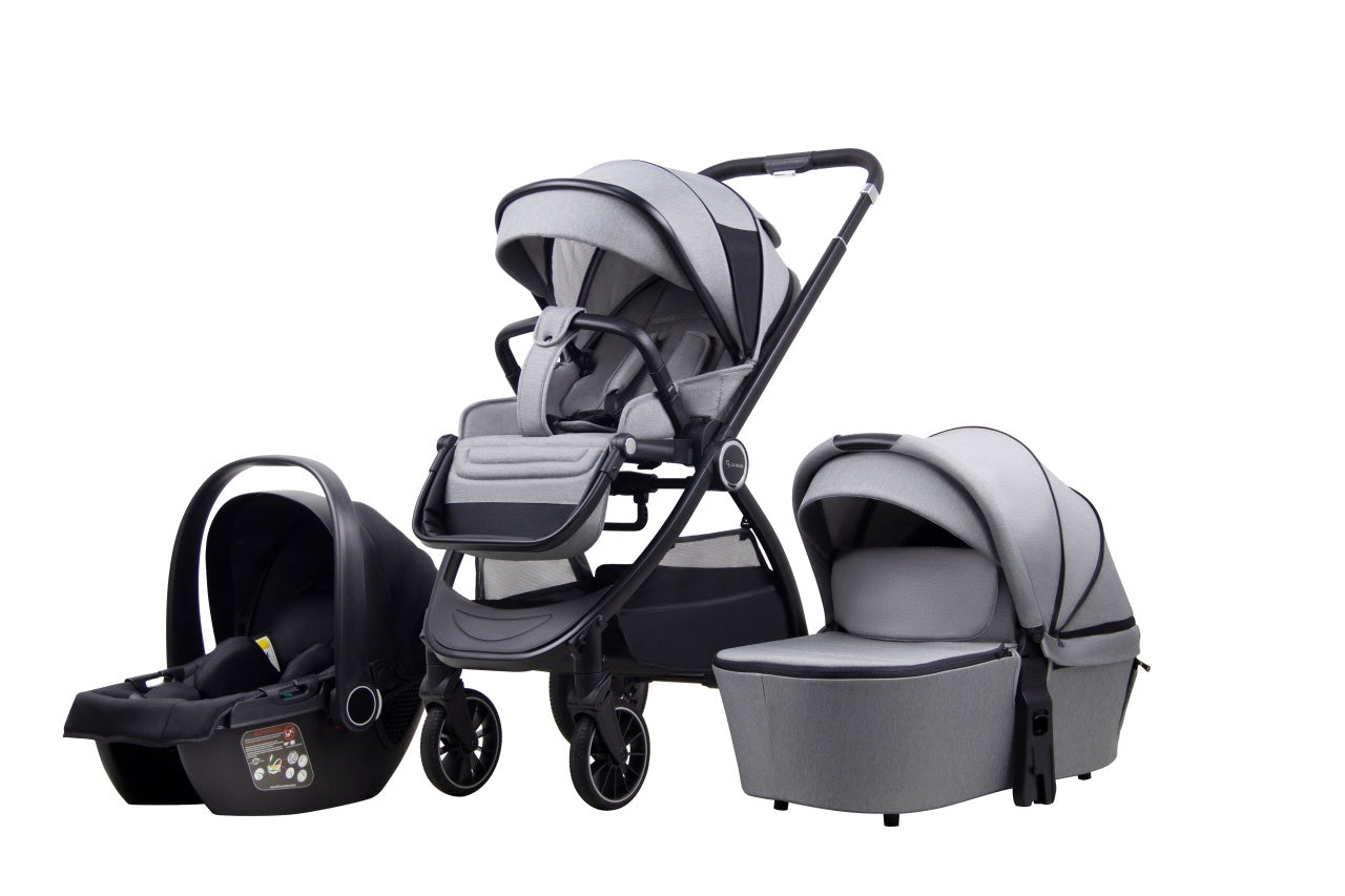 LA MAMA TRIO kolica za bebe 3u1 - gray