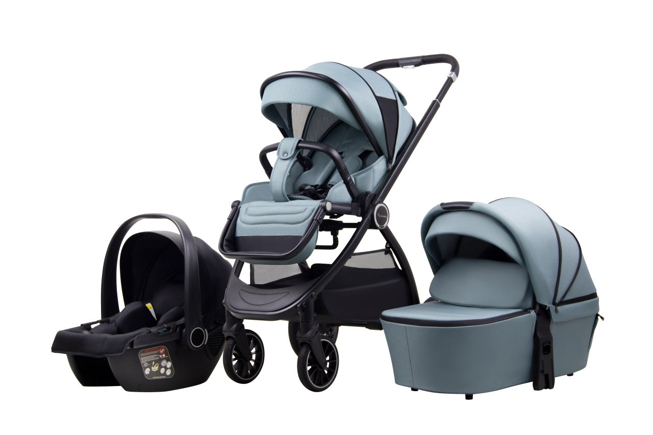LA MAMA TRIO kolica za bebe 3u1 - green