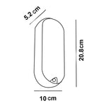 LED Svetiljka Bl1 Elipsa 18W 4000K IP65 Crna