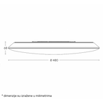 LED Plafonjera Dcl1213 45W 3000/4000/6500K IP54