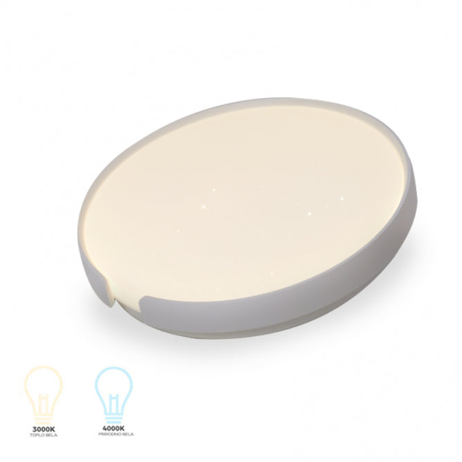 LED Plafonjera El2494 24W 3000/4000K Bela