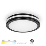LED Plafonjera X09-200-15W 3000/4000/6500K IP65 Crna