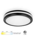 LED Plafonjera X09-300-24W 3000/4000/6500K IP65 Crna