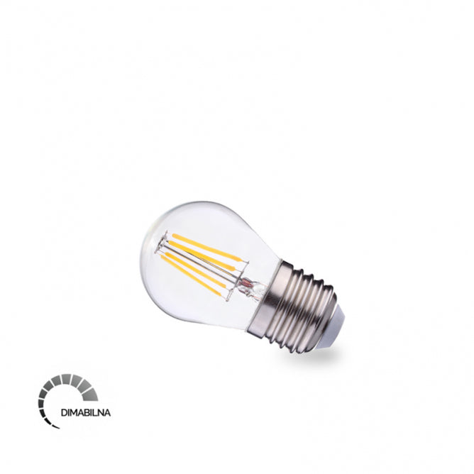 LED Sijalica Filament Dim G45 6.5W E27 2700K