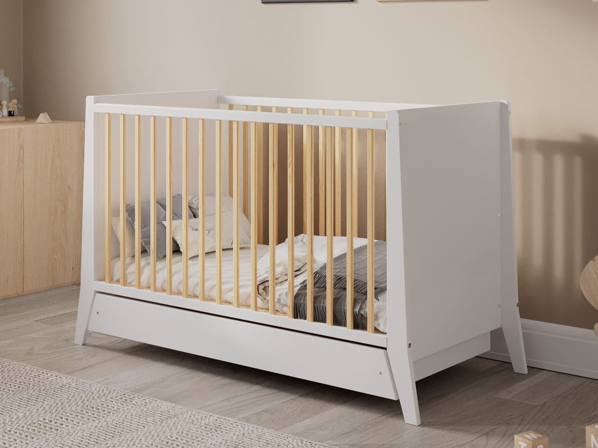 LETTINO COSMO KREVETAC 120X60 WHITE PINE + FIOKA