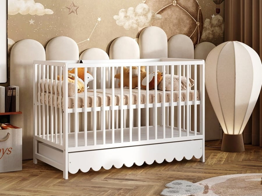 LETTINO SENSO KREVETAC 120X60 WHITE + FIOKA