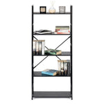 LOFT regal sa 5 polica – Black ModernHome