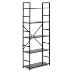 LOFT regal sa 5 polica – Black ModernHome