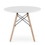 MAKSI Okrugli sto 60 cm - beli