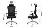 Mark Adler Manager 3.5 kancelarijska stolica – ergonomska, crna do 130kg