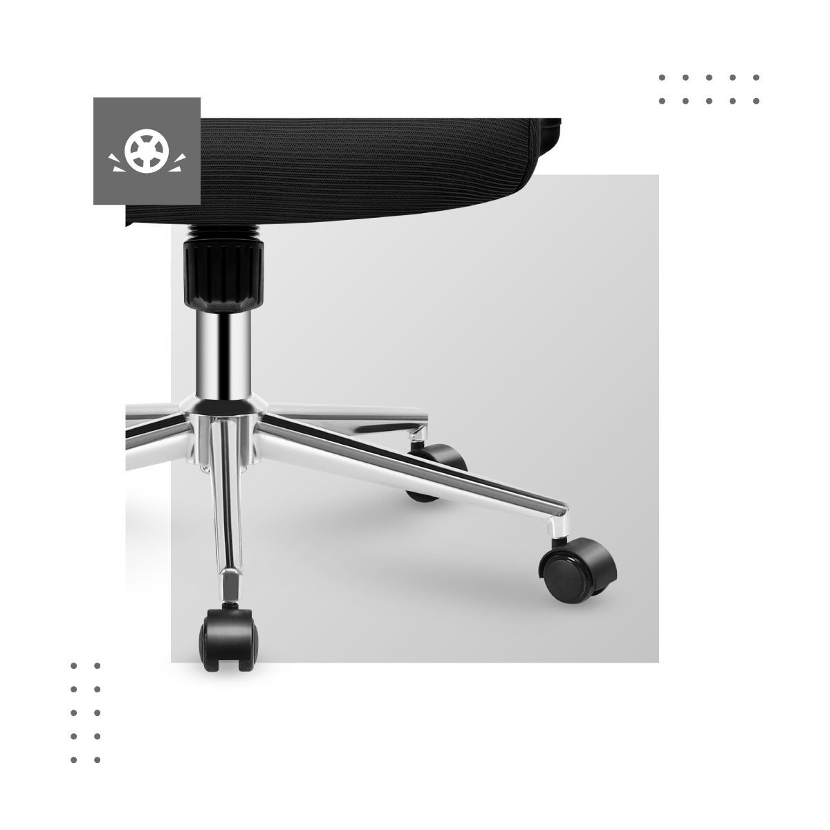 Mark Adler Manager 3.5 kancelarijska stolica – ergonomska, crna do 130kg