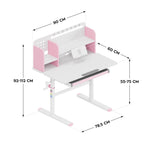 Mark Adler Study 5.0 Pink, ergonomski dečiji radni sto