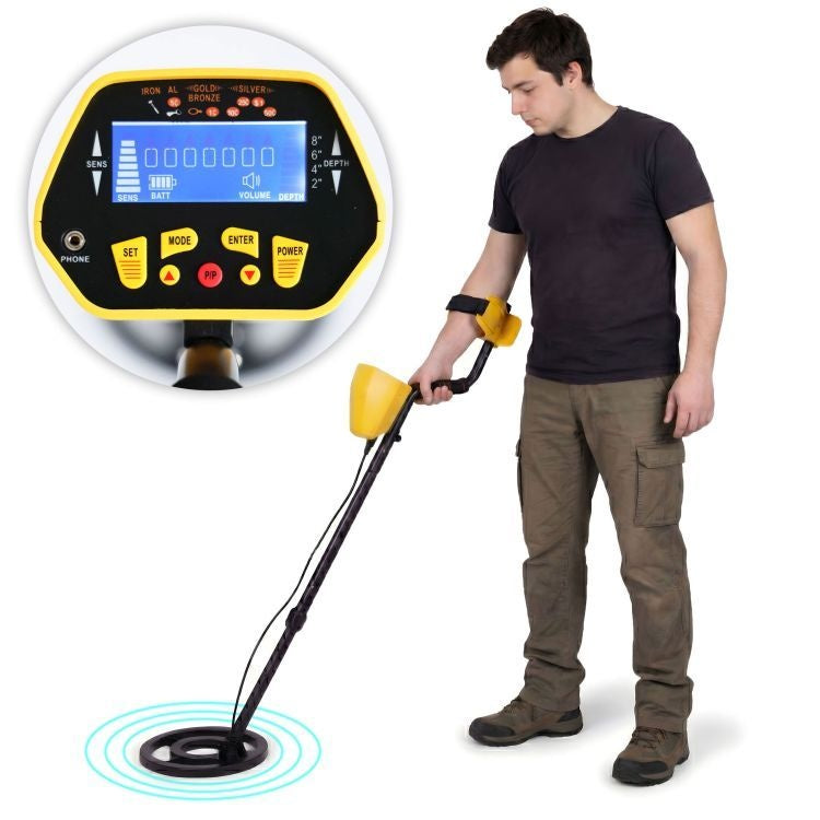 Metal Detektor 1028 sa 3 Moda za zlato, srebro i novčiće, Pinpoint, LCD Display
