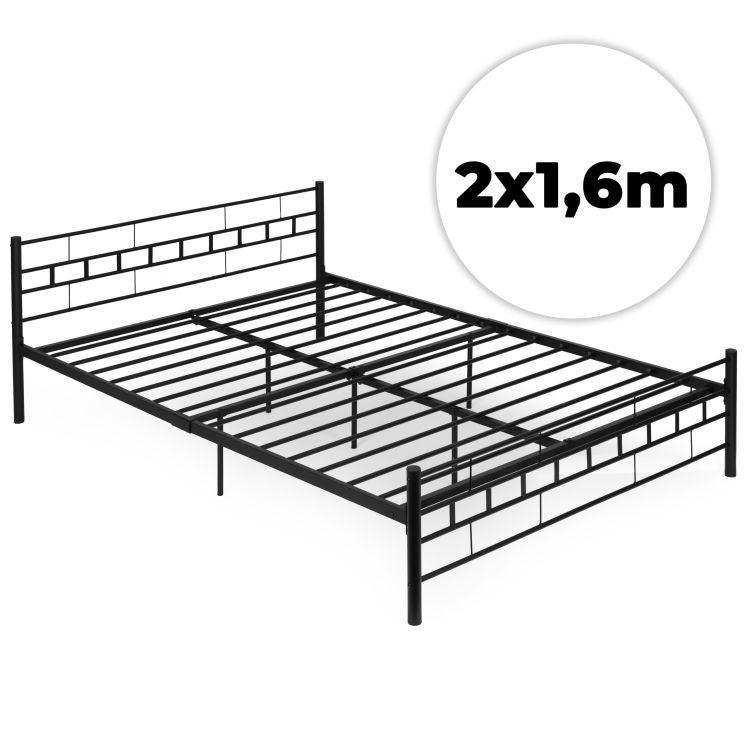 Metalni krevet 160×200 cm sa podlogom (okvirom)
