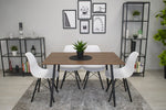 MILANO SET 4 STOLICE WHITE BLACK