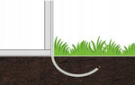 Mini baštenski plastenik beli 180 × 140 × 94 cm