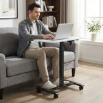 Mobilni podesivi sto 70x48 cm Laptop sto sa podesavanjem visine 71.5–112 cm White ModernHome