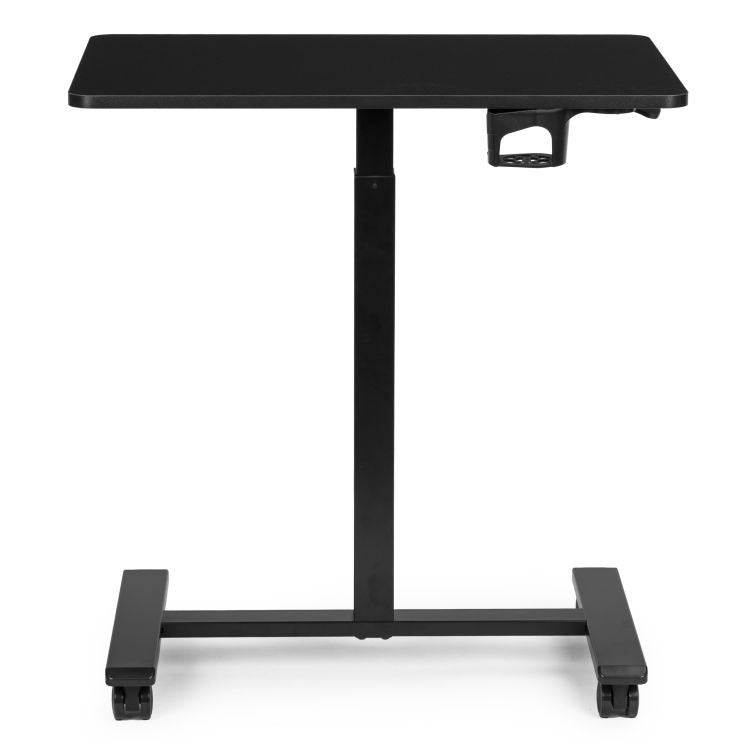 Mobilni podesivi sto 70x48 cm Laptop sto sa podesavanjem visine 71.5–112 cm Black ModernHome