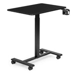 Mobilni podesivi sto 70x48 cm Laptop sto sa podesavanjem visine 71.5–112 cm Black ModernHome