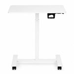 Mobilni podesivi sto za laptop, 70 × 48 cm, bele boje, visina 71,5–112 cm – ModernHome