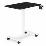 Mobilni podesivi sto za laptop 70 × 48 cm, visina 71,5–112 cm, crna radna ploča – ModernHome