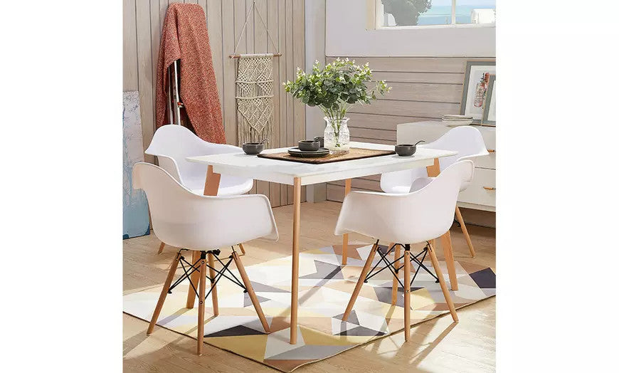 MODENA SET 4 STOLICE WHITE