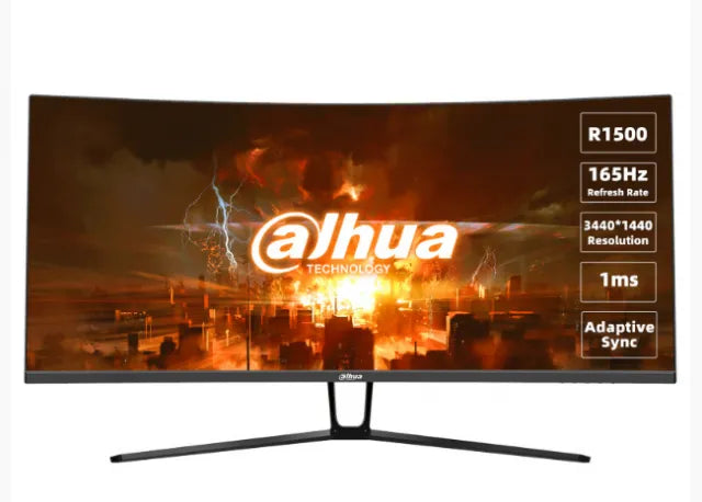 DAHUA 34 inča LM34-E330C UWQHD 3440x1440 VA 165 Hz zakrivljeni gaming monitor