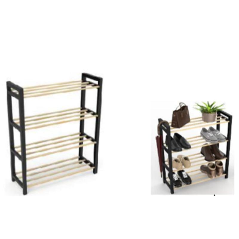 Montažni cipelarnik za hodnik sa četiri nivoa Biewood STO-6720