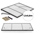 Nadstrešnica za ulazna vrata 113 × 80 cm sa UV zaštitom – MultiGarden