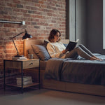 Noćni stočić sa fiokom i policom, loft stil – ModernHome