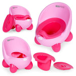 Noša za decu sa uklonivim umetkom i neklizajućim nogicama, roze, ECOTOYS