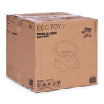 Noša za decu sa uklonivim umetkom i neklizajućim nogicama, roze - zelena, ECOTOYS
