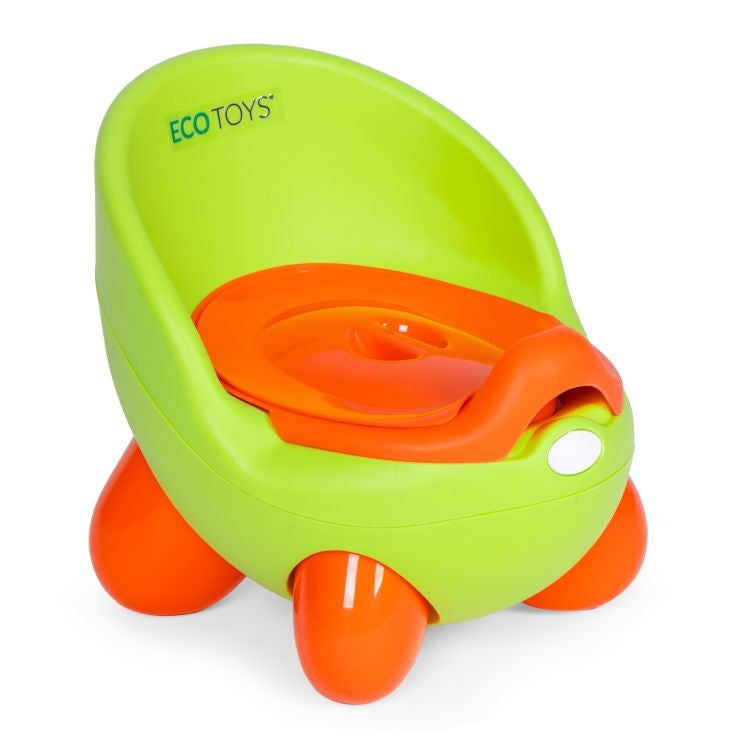 Noša za decu sa uklonivim umetkom i neklizajućim nogicama, zelena, ECOTOYS