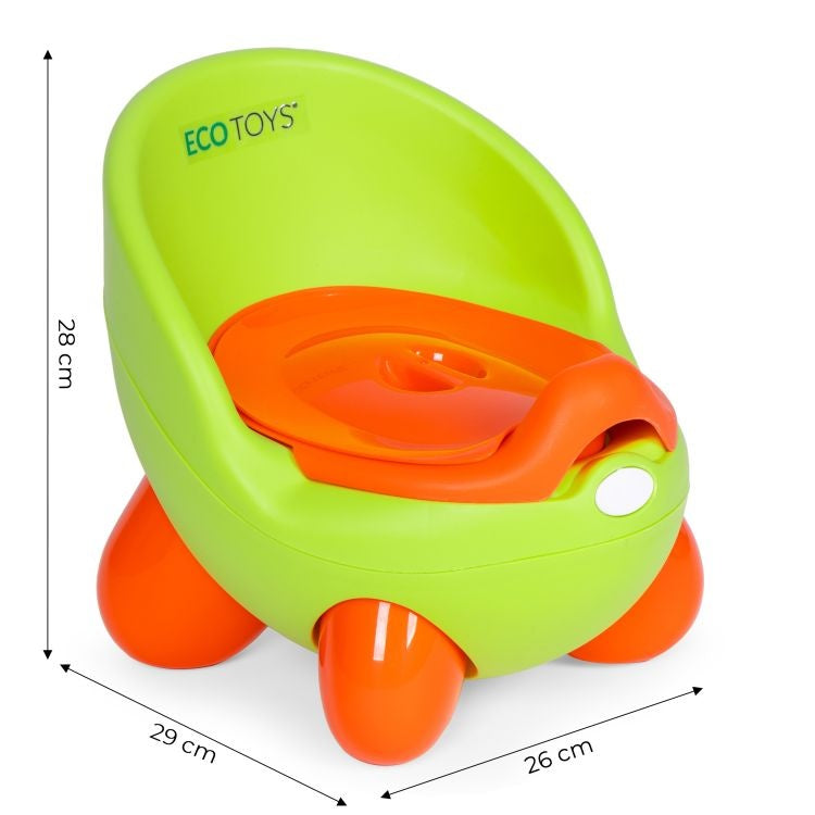Noša za decu sa uklonivim umetkom i neklizajućim nogicama, zelena, ECOTOYS