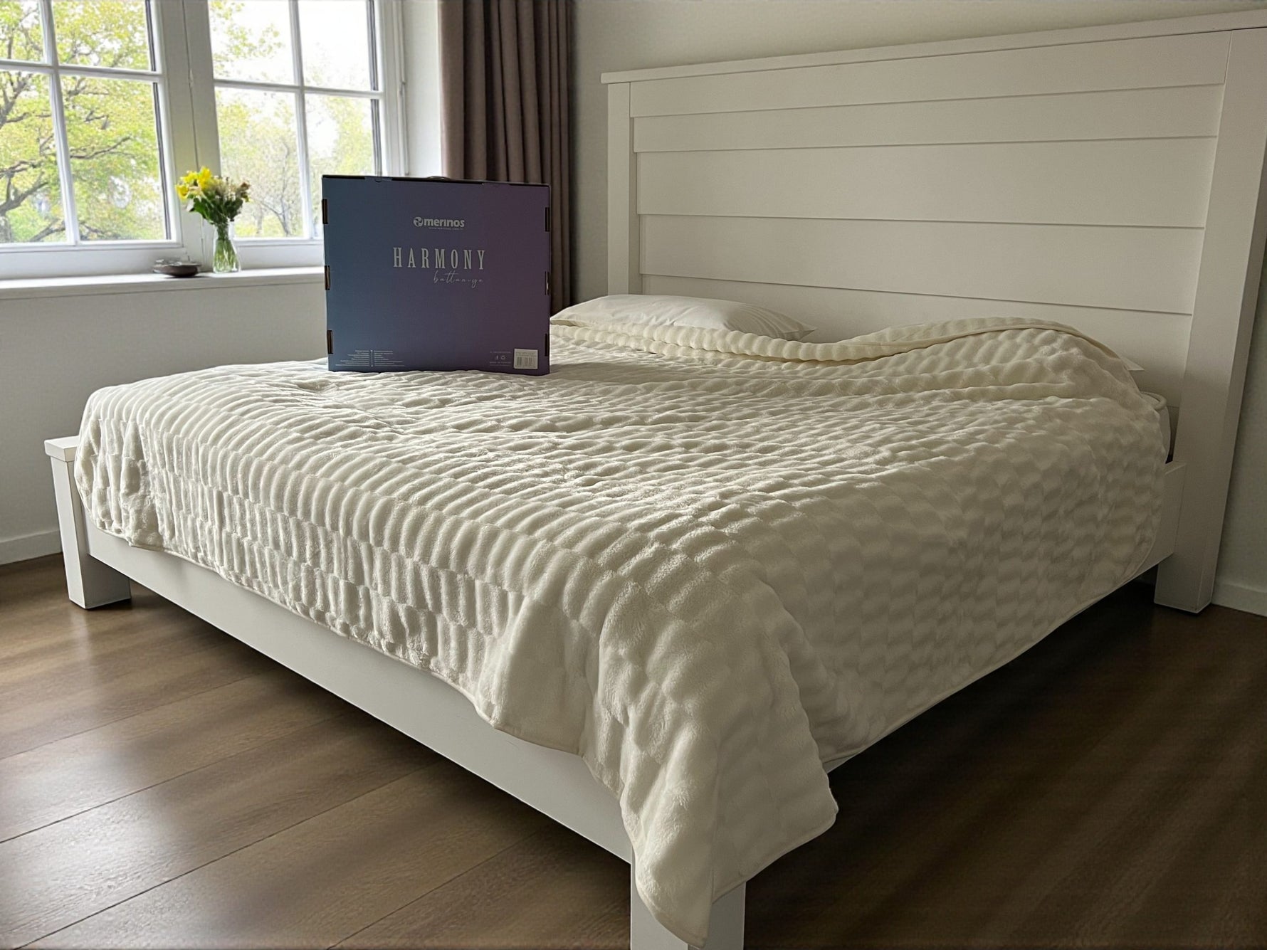 Ćebe Harmony Glat 220x240cm Prljavo bela boja