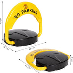 Parking barijera sklopiva 40 cm zaobljena sa kljucem, daljinskomkontrolom i alarmom