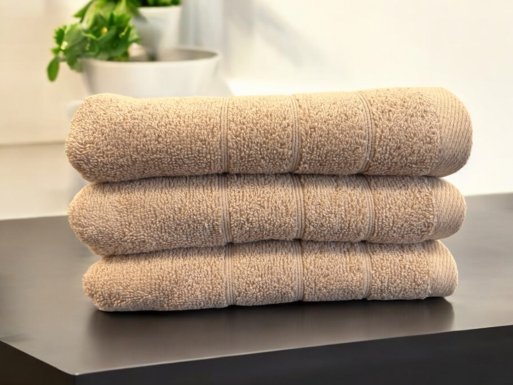 Peškir Bordura 40x80cm 550g/m2 Kapucino boja Indy