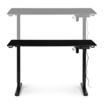 Podesivi Electric sto 120x60 cm podesavanje visine 72–117 cm Black ModernHome