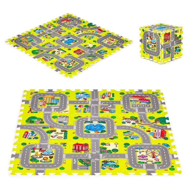 PODLOGA ZA IGRU CITY 9 ELEMENATA 90.5x90