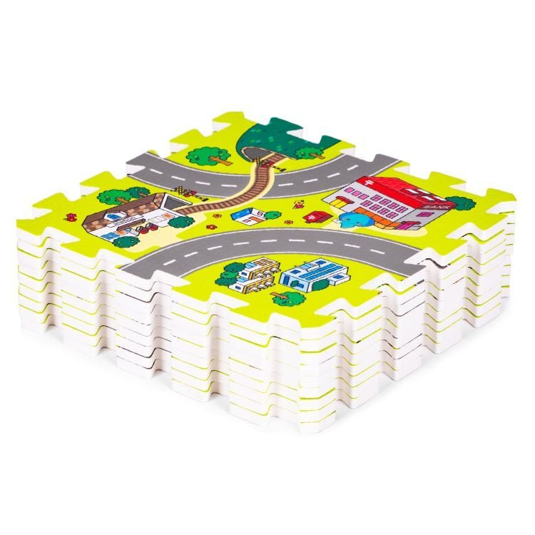PODLOGA ZA IGRU CITY 9 ELEMENATA 90.5x90,5CM IPLAY