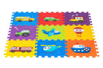 PODLOGA ZA IGRU PUZZLE VEHICLES 9 ELEMENATA 86x86CM IPLAY