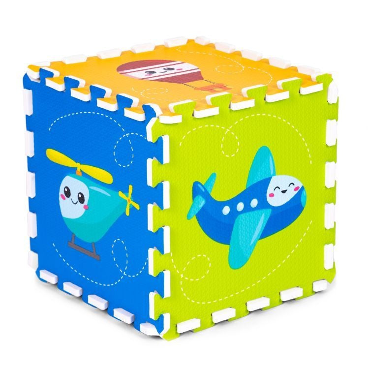 PODLOGA ZA IGRU PUZZLE VEHICLES 9 ELEMENATA 86x86CM IPLAY