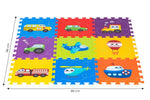 PODLOGA ZA IGRU PUZZLE VEHICLES 9 ELEMENATA 86x86CM IPLAY