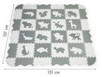PODLOGA ZA IGRU SA OGRADOM 36EL. 154x154