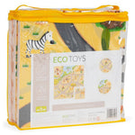 PODLOGA ZA IGRU ZA DECU SAFARI PUZZLE 9 ELEMENATA 93X93CM