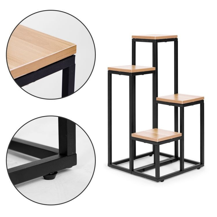 Polica za cveće light walnut ModernHome