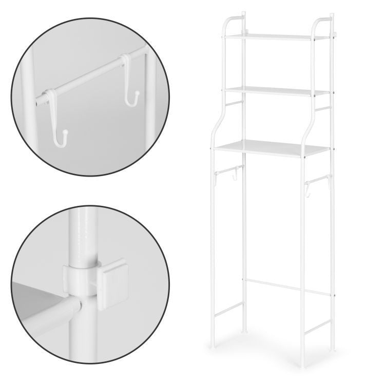 POLICA ZA KUPATILO 3 NIVOA ALUMINIJUM