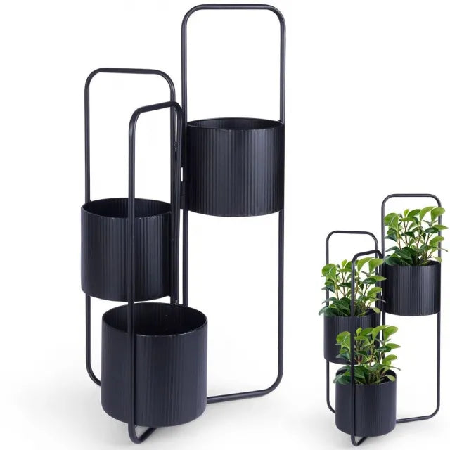 Vilde 339468 - Metalni stalak za cvece 33x24x57cm