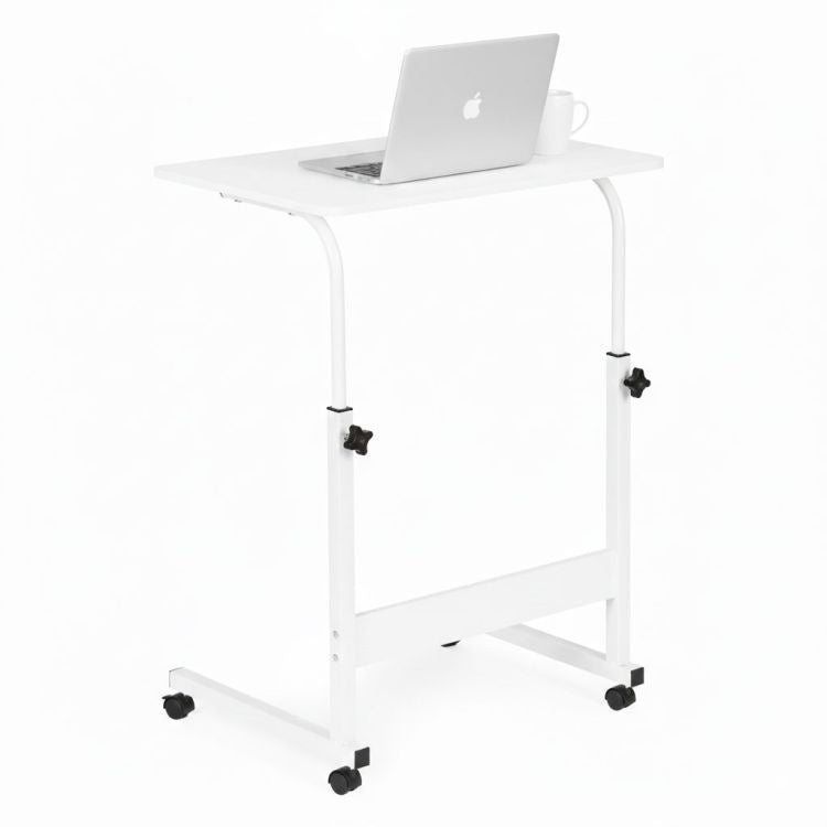 Prenosivi pomoćni sto za laptop, beli – ModernHome