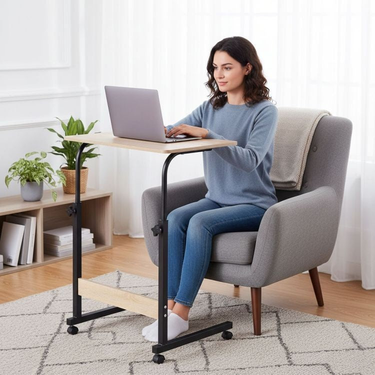 Prenosivi pomoćni sto za laptop, svetli hrast – ModernHome